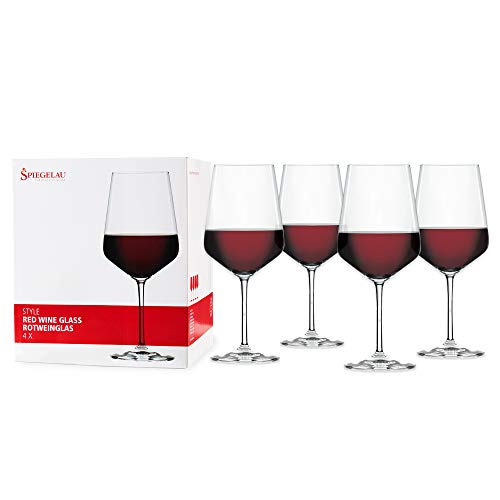 Spiegelau & Nachtmann, 4-teiliges Rotweinglas Set, Kristallglas, 630 ml, Style, 4670181