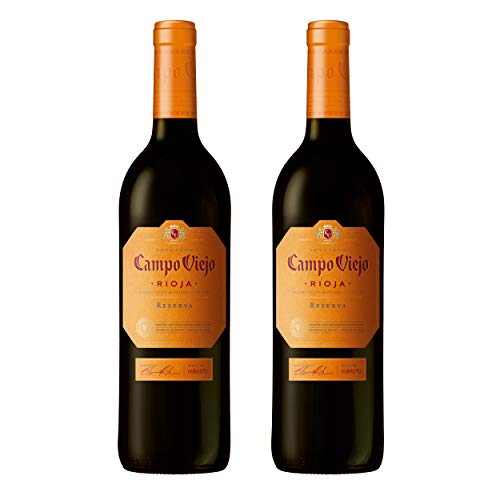 Campo Viejo Reserva 2er Set, Spanischer Rotwein, Wein, Alkohol, Flasche, 13.5%, 2×750 ml, 60000200